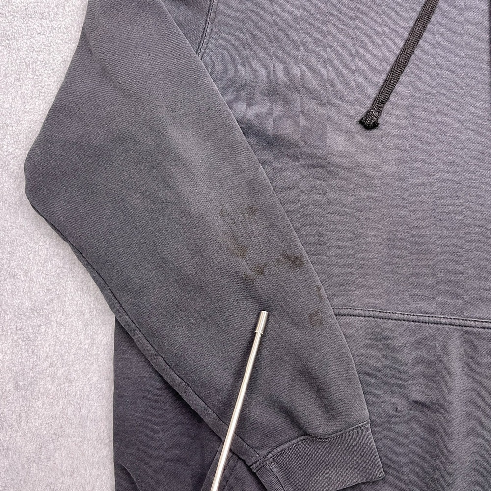 Nike Hoodie Mens XL Black Pullover Sweatshirt Faded Logo Drawstring Active - Picture 3 of 12
